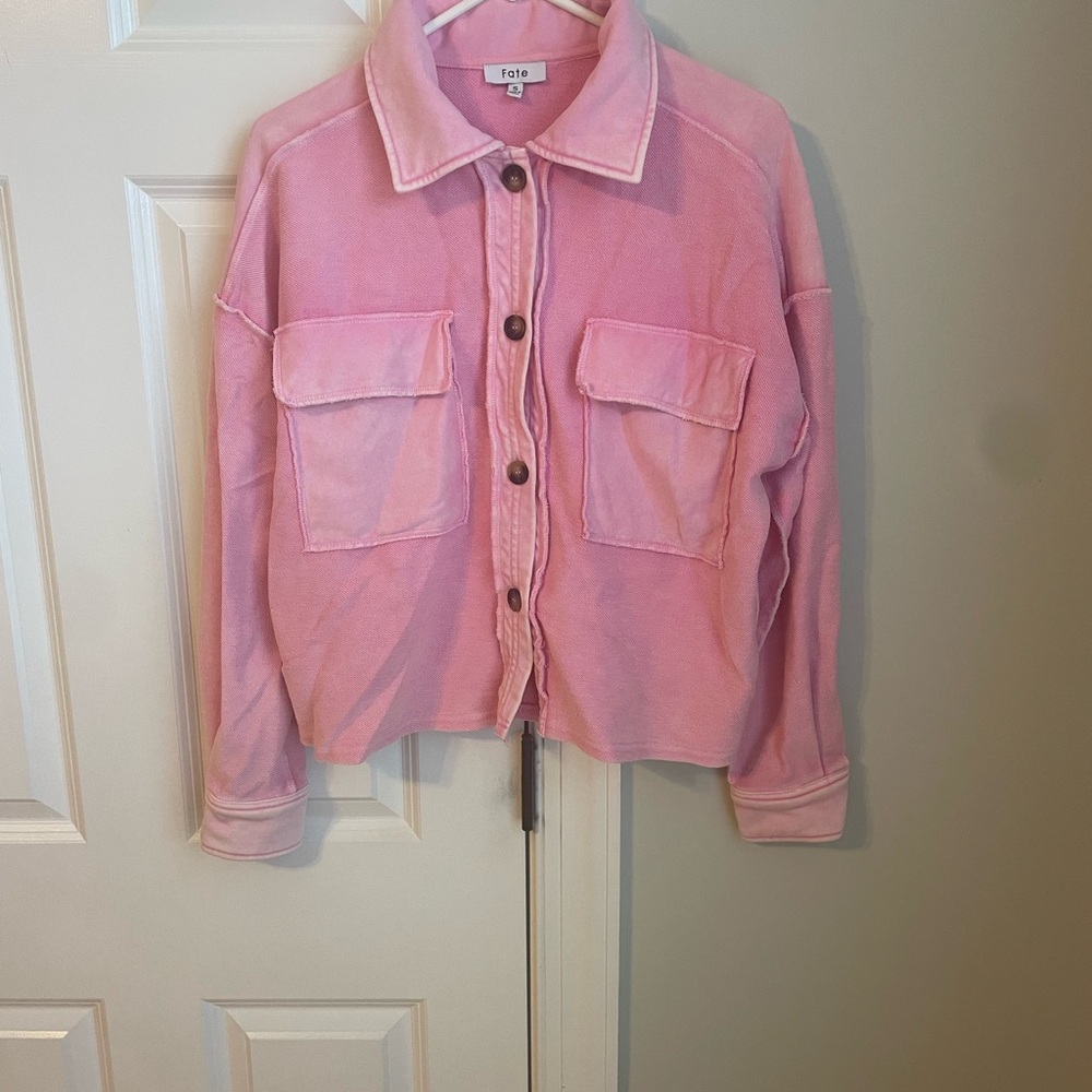 Fate Pink Utility Jacket for Women
